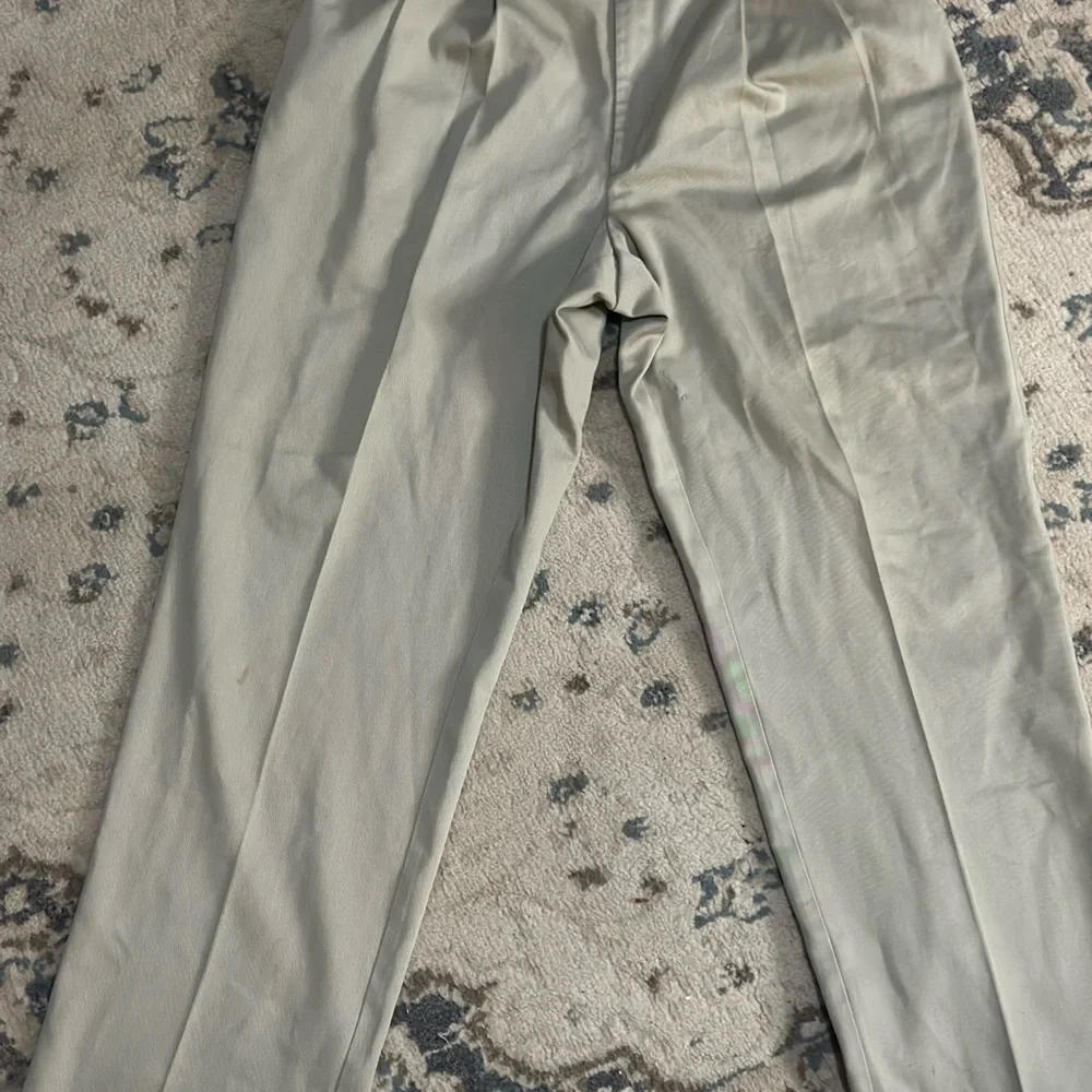 Tommy Hilfiger Khaki Trousers with Navy Trim